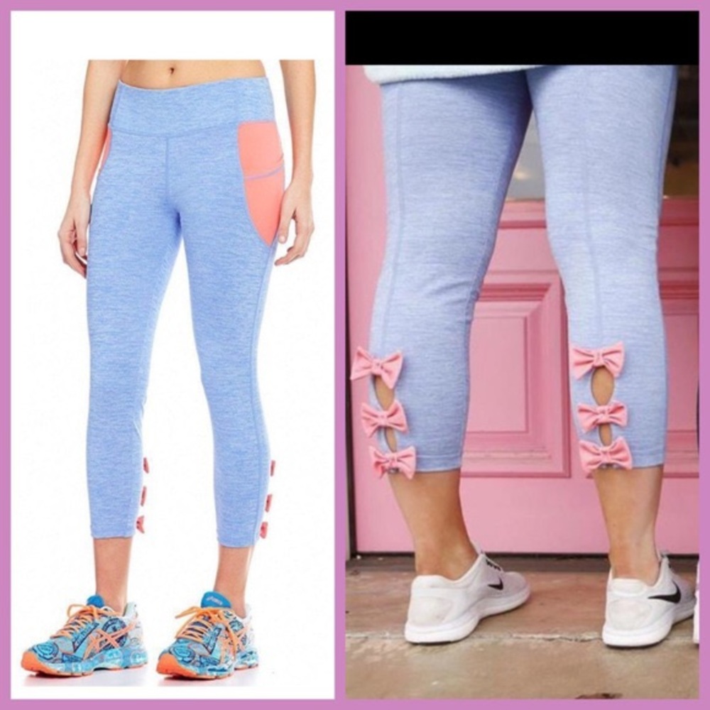 Bow back leggings